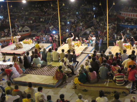 Aarti ceremony, Varanasi